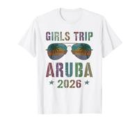 Viaje Chicas Vintage Aruba 2026 Viajes Vacaciones Camiseta