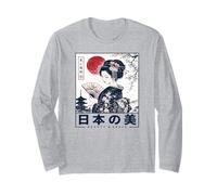 Viaje clásico japonés Heritage Graphic Geisha Samurai Manga Larga