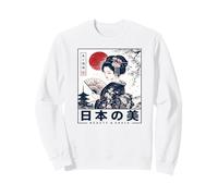 Viaje clásico japonés Heritage Graphic Geisha Samurai Sudadera