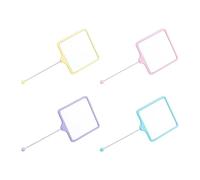 Viaje compacto y resistente a los golpes con agarre ergonómico y reflejo para aplicación de maquillaje profesional, espejos de maquillaje portátiles de viaje