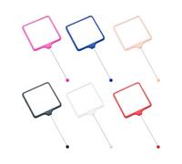 Viaje compacto y resistente a los golpes con agarre ergonómico y reflejo para aplicación de maquillaje profesional, espejos de maquillaje portátiles de viaje