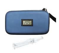 Viaje con refrigerador para medicamentos: bolsa refrigerada portátil, bolsa de hielo aislante | Caja de medicina al aire libre con pantalla digital Lcd, pantalla de temperatura de aislamiento duradero