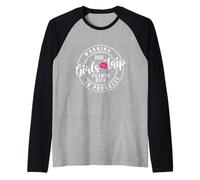 Viaje de Advertencia para niñas en Curso Puerto Rico 2026 - Vacaciones Camiseta Manga Raglan