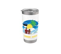 Viaje de aniversario de marido y mujer desde 2018 Estonia Vaso térmico de acero inoxidable de doble pared