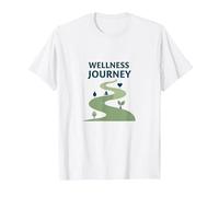 Viaje de Bienestar: Camino Consciente hacia la Salud y el Equilibrio Camiseta, Hombre, Blanco, 6XL