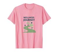 Viaje de Bienestar: Camino Consciente hacia la Salud y el Equilibrio Camiseta, Hombre, Rosado, L