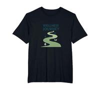 Viaje de Bienestar: Camino Consciente hacia la Salud y el Equilibrio Camiseta, Hombre Tallas Grandes, Negro, 5X Alto