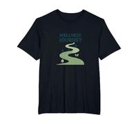 Viaje de Bienestar: Camino Consciente hacia la Salud y el Equilibrio Camiseta, Hombre Tallas Grandes, Negro, 3X Alto