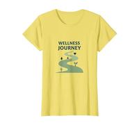 Viaje de Bienestar: Camino Consciente hacia la Salud y el Equilibrio Camiseta, Mujer, Limón, S