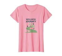 Viaje de Bienestar: Camino Consciente hacia la Salud y el Equilibrio Camiseta, Mujer, Rosado, XS