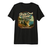 Viaje de Bixby Cr ridge California a Big Sur Vacaciones Camiseta Premium