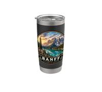 Viaje de campamento natural al Parque Nacional Banff Vaso térmico de acero inoxidable de doble pared