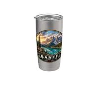 Viaje de campamento natural al Parque Nacional Banff Vaso térmico de acero inoxidable de doble pared