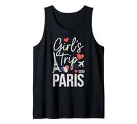 Viaje DE Chica Linda PARÍS 2026 Viaje Sassy Vacay Familia Bestie Camiseta sin Mangas