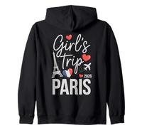 Viaje DE Chica Linda PARÍS 2026 Viaje Sassy Vacay Familia Bestie Sudadera con Capucha