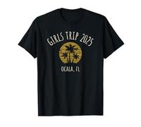 Viaje de chicas 2025 Diseño de palmera de Ocala Florida Camiseta