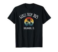 Viaje de chicas 2025 Orlando Florida Palm Tree Design Camiseta