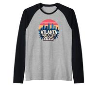 Viaje de chicas a Atlanta 2025 Recuerdo de vacaciones en el sur de Georgia Camiseta Manga Raglan