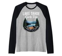 Viaje de Chicas a Lake Tahoe Camiseta Manga Raglan