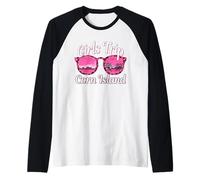 Viaje de Chicas Corn Island Bachelorette Viaje de Mujeres Camiseta Manga Raglan