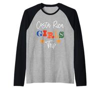 Viaje de Chicas en Costa Rica Cool Matching Vacaciones en Costa Rica Camiseta Manga Raglan