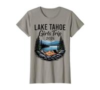 Viaje de Chicas en Lake Tahoe 2026 Fin de Semana de fogata en el Lago Camiseta