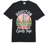 Viaje de Chicas Houston 2027 Vacaciones en Texas Comfort Colors Adult Heavyweight T-Shirt