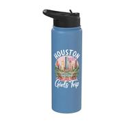 Viaje de chicas Houston 2027 Vacaciones en Texas Stainless Steel Insulated Water Bottle