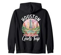 Viaje de Chicas Houston 2027 Vacaciones en Texas Sudadera con Capucha