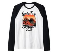 Viaje de Chicas Sedona 2026 Arizona Red Rock Vacaciones Camiseta Manga Raglan