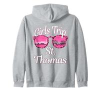 Viaje de Chicas St. Thomas USVI Viaje de Despedida de Soltera Sudadera con Capucha