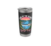 Viaje de chicas Vacaciones en el lago de los Ozarks Missouri Vaso térmico de acero inoxidable de doble pared