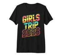 Viaje de Chicas Vintage 2026 Crucero de Vacaciones Vacay Travel Camiseta Premium
