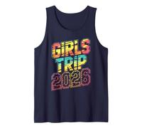 Viaje de Chicas Vintage 2026 Crucero de Vacaciones Vacay Travel Camiseta sin Mangas