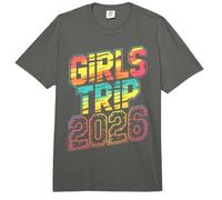 Viaje de Chicas Vintage 2026 Crucero de Vacaciones Vacay Travel Comfort Colors Adult Heavyweight T-Shirt