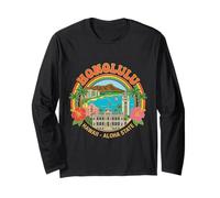 Viaje de IDA y Vuelta a Honolulú, Hawái, Regalo turístico de la Ciudad Manga Larga