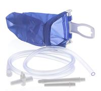 Viaje de Irrigator Completo - 2 L - Plástico para la limpieza Intestino - Casa o de viaje
