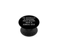 Viaje de mil Millas Declaración motivadora Inspiradora PopSockets PopGrip Adhesivo