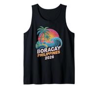 Viaje de natación de Vacaciones Retro Boracay FILIPINES 2026 Camiseta sin Mangas