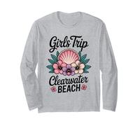Viaje de niña Clearwater Beach Florida Travel Crew Besties Manga Larga