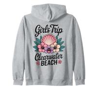 Viaje de niña Clearwater Beach Florida Travel Crew Besties Sudadera con Capucha