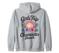 Viaje de niña Clearwater Beach Florida Travel Crew Besties Sudadera con Capucha