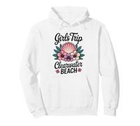 Viaje de niña Clearwater Beach Florida Travel Crew Besties Sudadera con Capucha
