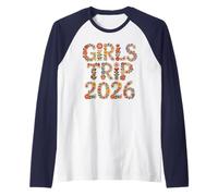 Viaje DE NIÑAS Sisters 2026 Vacation Cruise Vacay Beach Matching Camiseta Manga Raglan