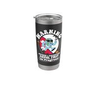 Viaje de padre e hija en curso Nepal Travel Matching Vaso térmico de acero inoxidable de doble pared