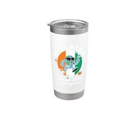 Viaje de padre e hija en progreso Marfil Viaje Coincidencia Vaso térmico de acero inoxidable de doble pared