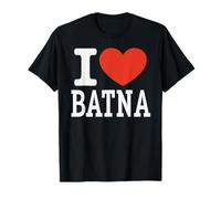 Viaje de Recuerdo con el gráfico «I Love Batna City Heart» Camiseta