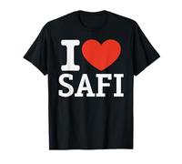 Viaje de Recuerdo con el gráfico «I Love SAFI City Heart» Camiseta