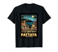 Viaje de Vacaciones de Recuerdo de Pattaya City Tailandia Camiseta