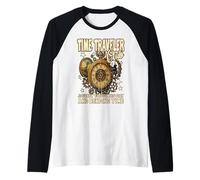VIAJE DEL CLUB DE VIAJE EN EL TIEMPO A TRAVÉS DE LA HISTORIA Y EL TIEMPO Camiseta Manga Raglan